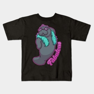 Fabulous Manatee Kids T-Shirt